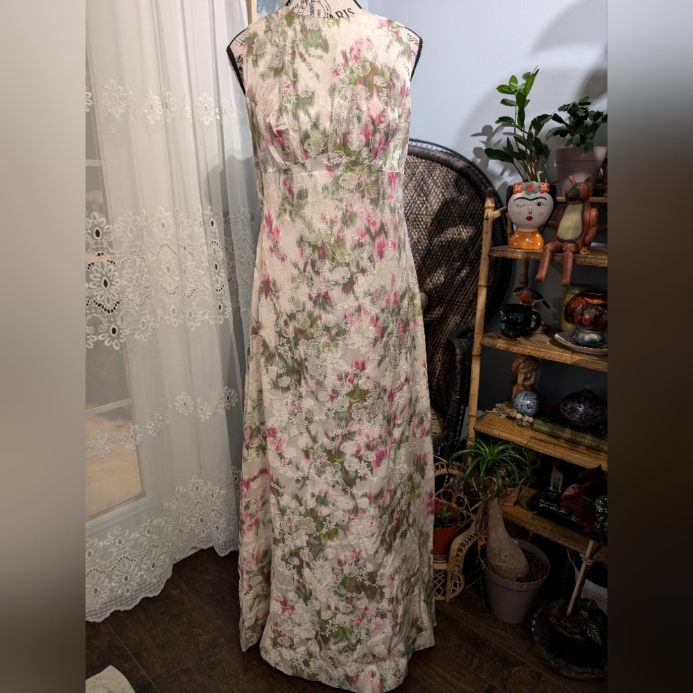 Vintage 60s/70s Daymor Couture Union Made Womens Gown Size Small